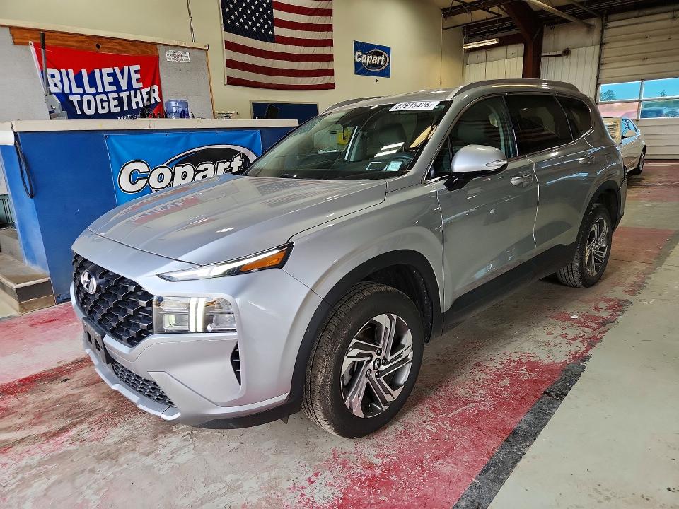 2023 Hyundai Santa fe VIN 5NMS2DAJXPH587691 COPART salvage auction — REAR END, Ny - Mv-907A Salvage Certificate, sold $6,600 on 2026-07-27 (photo 1)