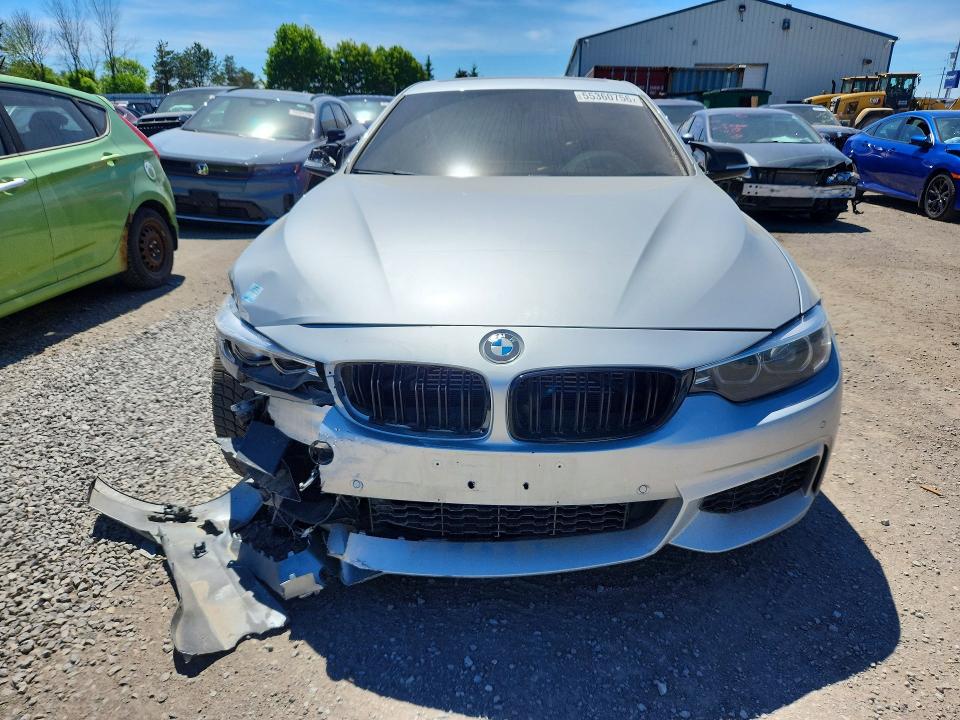 2018 BMW 4 series VIN WBA4J7C58JBH14365 COPART salvage auction — FRONT END, On - Permit No Brand - Unfit, sold $12,700 on 2026-07-09 (photo 5)