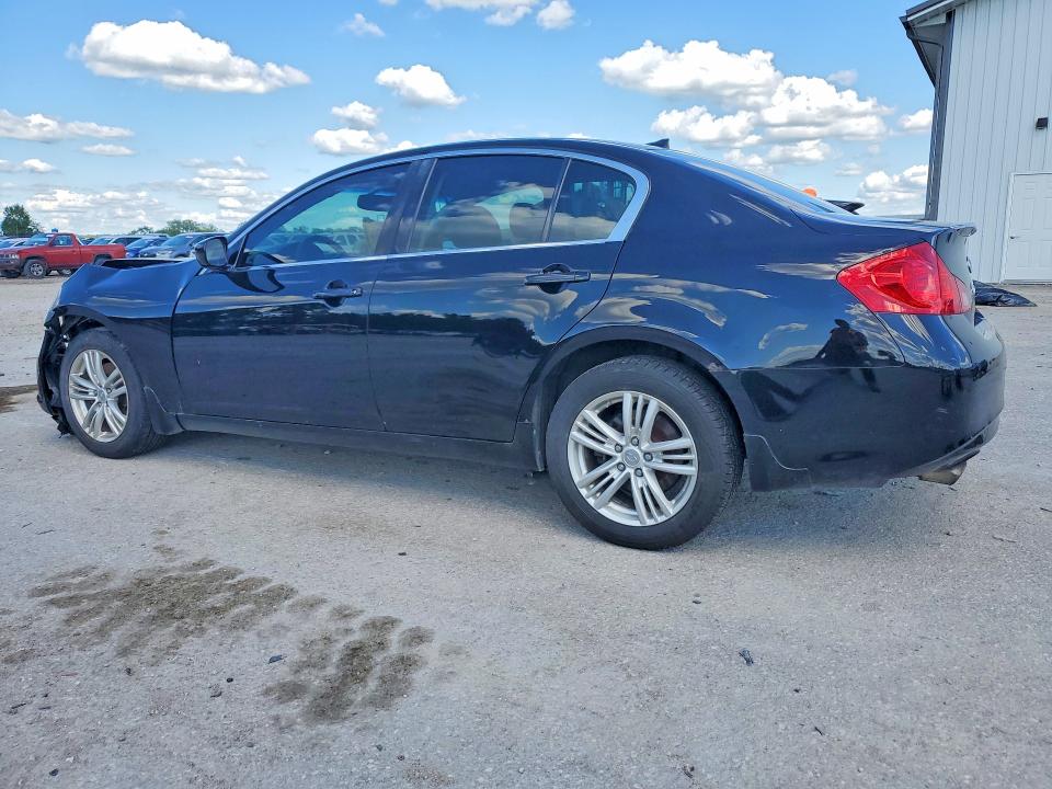 2011 Infiniti G VIN JN1DV6AR4BM650984 COPART salvage auction — FRONT END, Ia - Cert Of Title-Salvage Title, sold $525 on 2026-07-24 (photo 2)