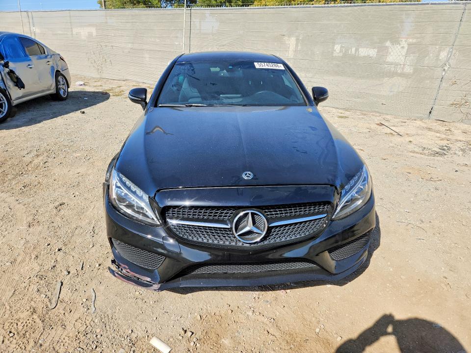 2018 Mercedes-benz C-klasse VIN WDDWJ4JB8JF659673 COPART salvage auction — FRONT END, Ca - Salvage Certificate, sold $7,900 on 2026-07-24 (photo 5)