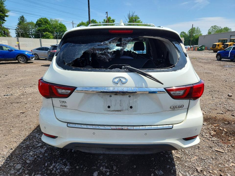 2019 Infiniti VIN 5N1DL0MM1KC524521 COPART salvage auction — VANDALISM, Pa - Certificate Of Salvage, sold $1,650 on 2026-07-29 (photo 6)