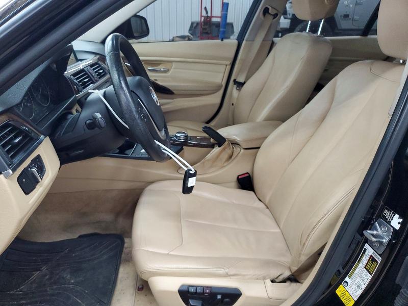 2014 BMW 3er VIN WBA3D3C54EF099241 COPART salvage auction — FRONT END, Nc - Salvage Certificate Of Title, sold $175 on 2026-07-29 (photo 7)