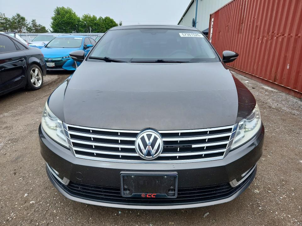 2013 Volkswagen Passat cc VIN WVWRN7AN6DE516108 COPART salvage auction — REAR END, On - Permit Salvage, sold $400 on 2026-08-18 (photo 5)