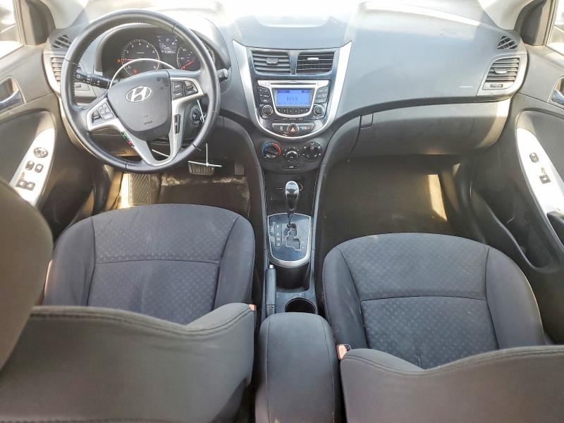 2013 Hyundai Accent VIN KMHCU5AE3DU138358 COPART salvage auction — REAR END, Ny - Mv-907A Salvage Certificate, sold $500 on 2026-07-20 (photo 8)