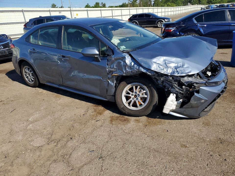 2020 Toyota Corolla VIN JTDEBRBE8LJ023781 COPART salvage auction — FRONT END, PA - CERTIFICATE OF SALVAGE, sold $1,750 on 2026-07-31 (photo 4)