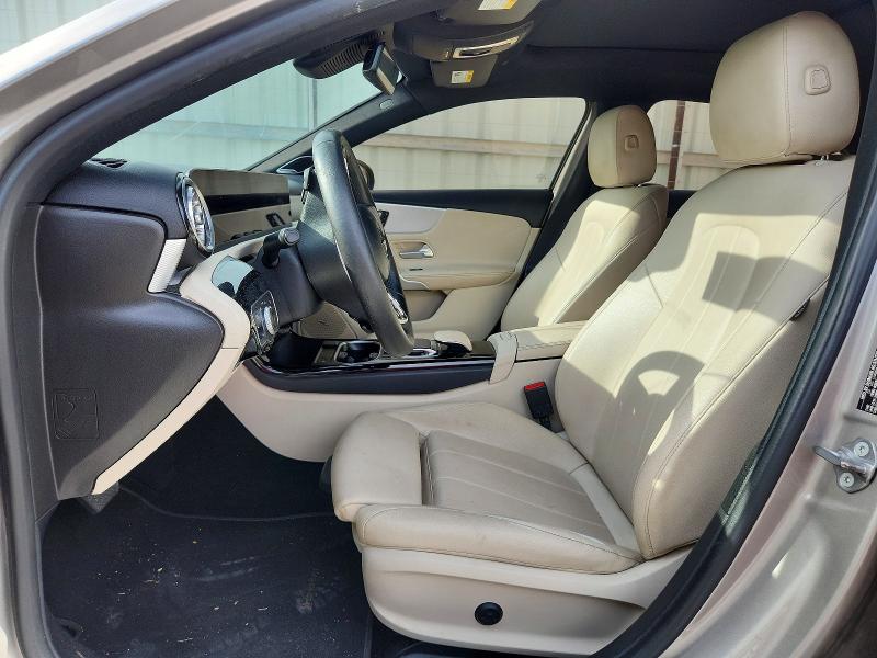 2020 Mercedes-benz A-klasse VIN WDD3G4EB4LW038543 COPART salvage auction — FRONT END, TX - SALVAGE VEHICLE TITLE (P), sold $4,250 on 2026-08-07 (photo 7)