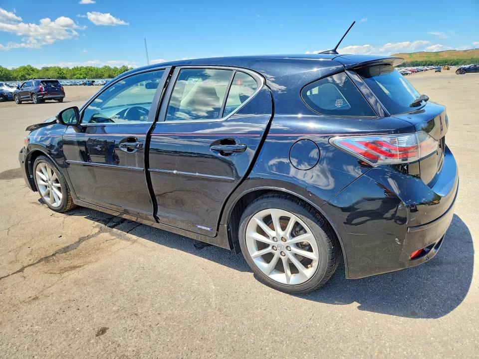 2011 Lexus Ct 200 VIN JTHKD5BH6B2010339 COPART salvage auction — FRONT END, Ny - Mv-907A Salvage Certificate, sold $1,650 on 2026-07-08 (photo 2)