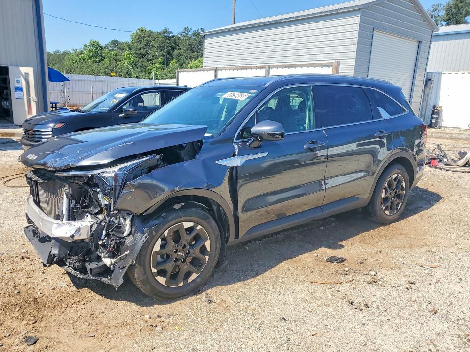 2024 Kia Sorento VIN 5XYRL4JC7RG286340 COPART salvage auction — FRONT END, VA - CERT OF TITLE - SALVAGE, sold $3,100 on 2026-07-21 (photo 1)