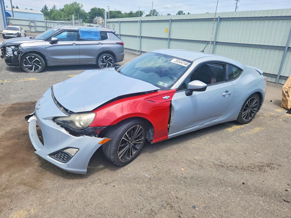 2013 Scion Fr-s VIN JF1ZNAA14D1728514 COPART salvage auction — FRONT END, Pa - Certificate Of Salvage, sold $400 on 2026-07-14 (photo 1)