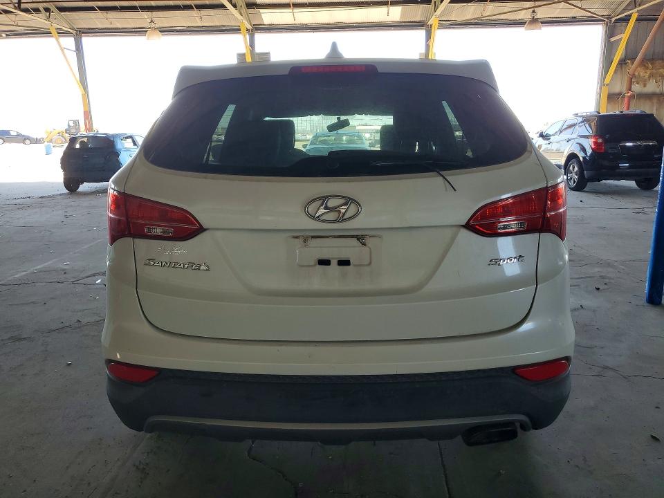 2015 Hyundai Santa fe VIN 5XYZT3LBXFG259966 COPART salvage auction — FRONT END, Az - Certificate Of Title, sold $2,750 on 2026-07-20 (photo 6)