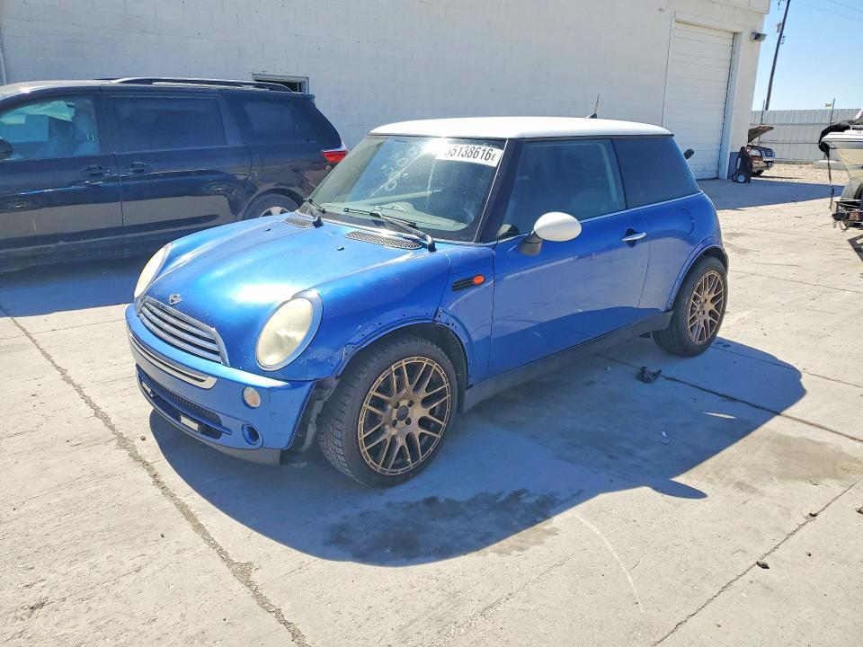 2006 Mini Cooper VIN WMWRC33596TK73207 COPART salvage auction — FRONT END, Ut - Salvage Certificate, sold $350 on 2026-08-17 (photo 1)