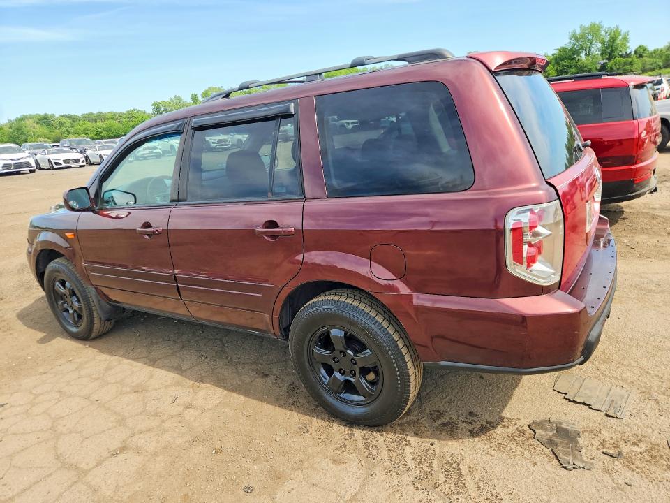 2008 Honda Pilot VIN 5FNYF18408B007686 COPART salvage auction — NORMAL WEAR, Ma - Cert Of Title-Reconstrctd Coll, sold $500 on 2026-07-02 (photo 2)