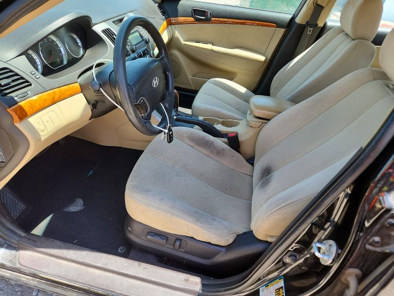 2010 Hyundai Sonata VIN 5NPET4AC1AH620857 COPART salvage auction — FRONT END, Ut - Salvage Certificate, sold $500 on 2026-07-31 (photo 7)
