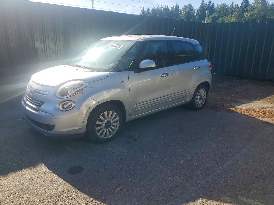 2014 Fiat 500 VIN ZFBCFABH4EZ028099 COPART salvage auction — FRONT END, Wa - Vehicle Cert Of Ownership-Titl, sold $275 on 2026-07-06 (photo 1)