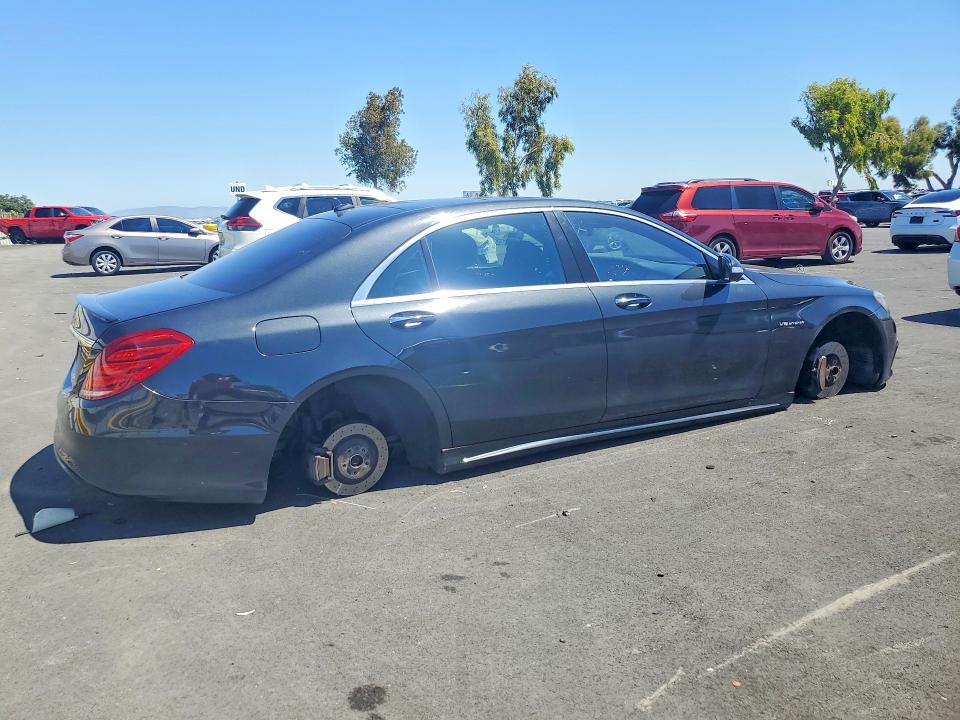 2015 Mercedes-benz S-klasse VIN WDDUG8CB2FA156655 COPART salvage auction — SIDE, Ca - Salvage Certificate, sold $4,850 on 2026-07-13 (photo 3)