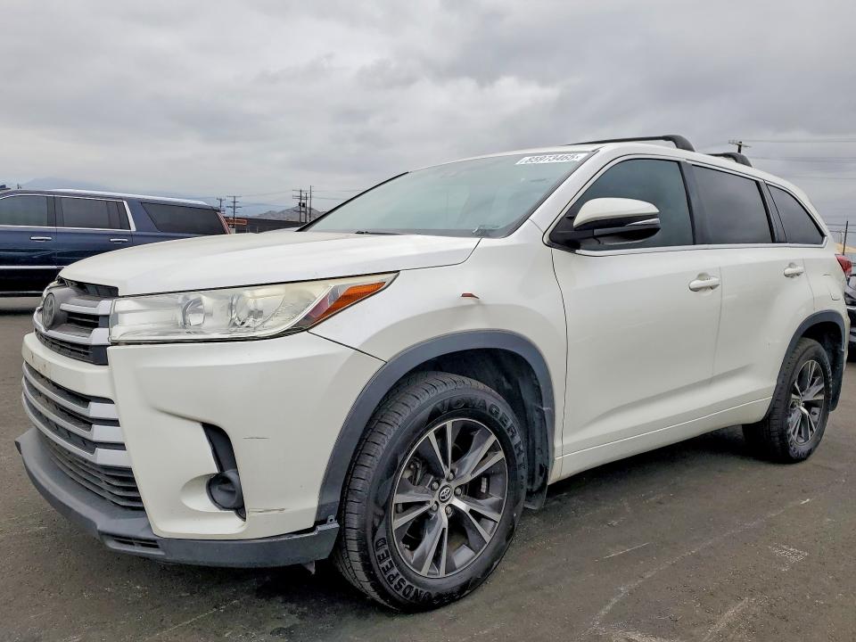 2018 Toyota VIN 5TDBZRFH4JS844508 COPART salvage auction — FRONT END, Salvage Title, sold $8,800 on 2026-07-29 (photo 1)