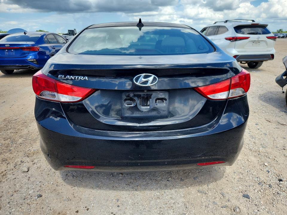 2011 Hyundai Elantra VIN KMHDH4AE2BU135709 COPART salvage auction — FRONT END, Tx - Salvage Vehicle Title, sold $1,100 on 2026-07-30 (photo 6)