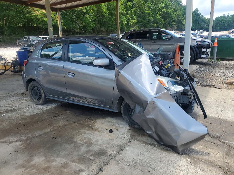 2021 Mitsubishi Mirage VIN ML32AUHJXMH005016 COPART salvage auction — FRONT END, Al - Cert Of Title-Salvage Title, sold $375 on 2026-07-14 (photo 4)