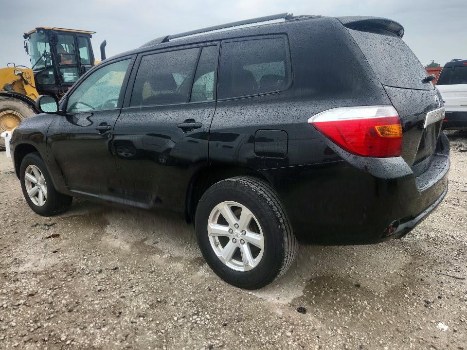 2009 Toyota Highlander VIN JTEES41A192130168 COPART salvage auction — FRONT END, In - Certificate Of Title, sold $1,950 on 2026-07-10 (photo 2)