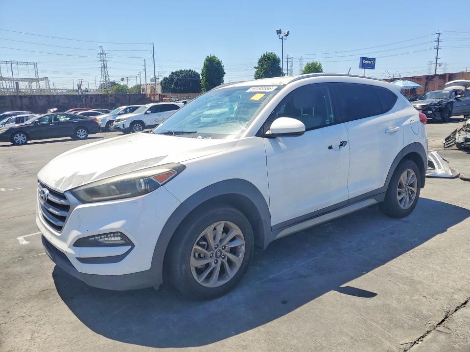 2017 Hyundai Tucson VIN KM8J33A40HU297530 COPART salvage auction — VANDALISM, Ca - Salvage Certificate, sold $2,850 on 2026-07-31 (photo 1)