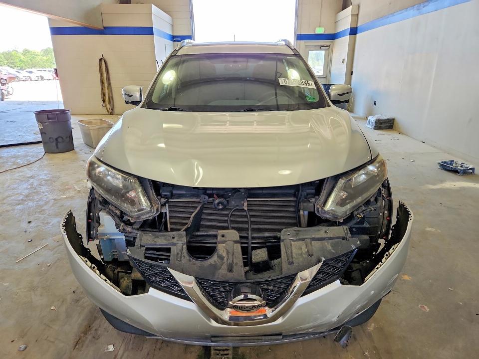 2016 Nissan Rogue VIN 5N1AT2MV6GC795251 COPART salvage auction — FRONT END, Va - Cert Of Title - Salvage, sold $1,150 on 2026-07-02 (photo 5)