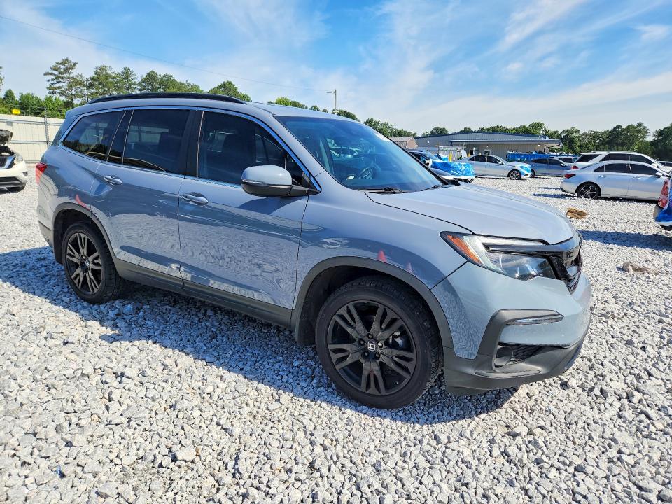 2022 Honda Pilot VIN 5FNYF5H27NB015950 COPART salvage auction — FRONT END, Ga - Cert Of Title-Salvage, sold $10,300 on 2026-07-28 (photo 4)