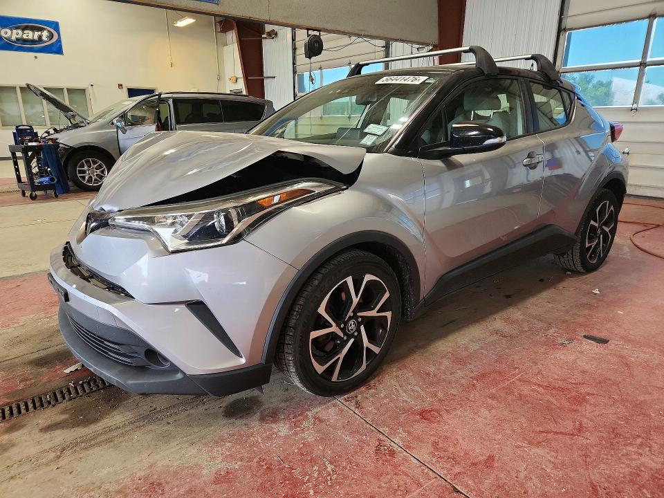 2019 Toyota C-hr VIN JTNKHMBX7K1021584 COPART salvage auction — FRONT END, Ny - Mv-907A Salvage Certificate, sold $4,600 on 2026-07-13 (photo 1)