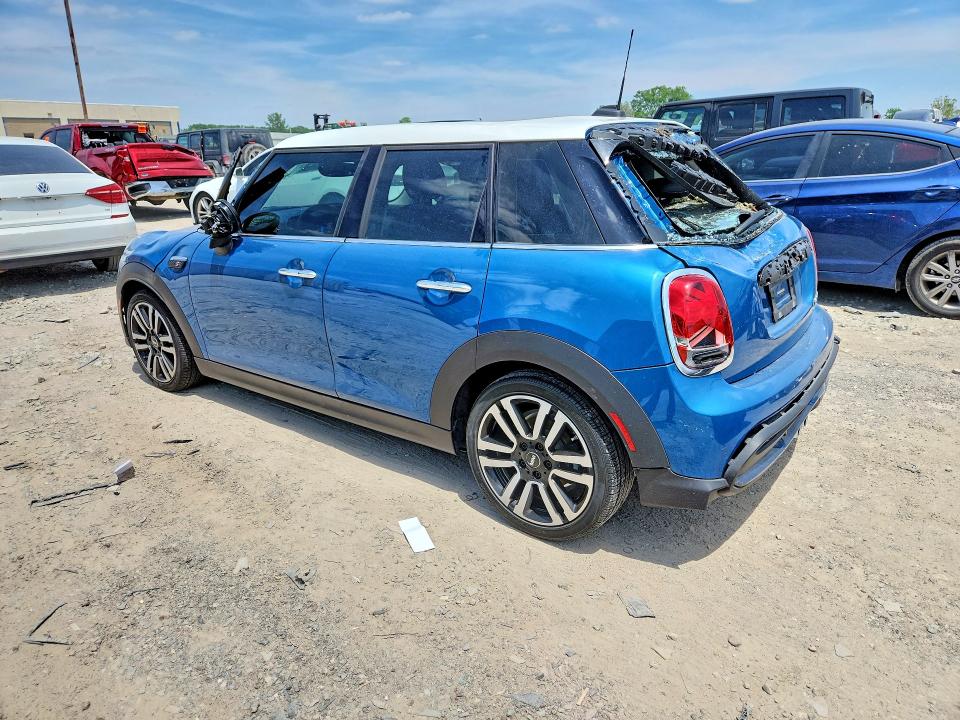 2022 Mini Cooper VIN WMW53DK00N2R46285 COPART salvage auction — FRONT END, In - Cert Of Title-Salvage Title, sold $6,200 on 2026-07-10 (photo 2)