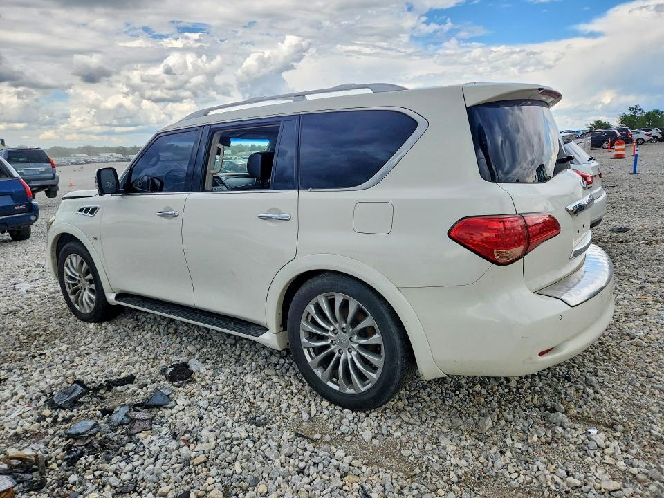 2015 Infiniti Qx80 VIN JN8AZ2NE5F9085453 COPART salvage auction — MECHANICAL, Mi - Dealer Only Clean Title (P), sold $3,700 on 2026-07-09 (photo 2)