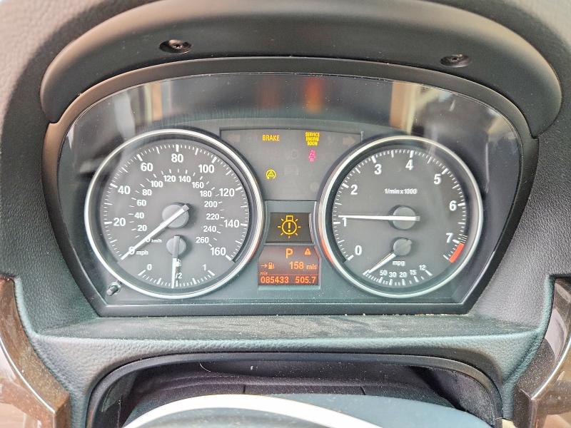 2009 BMW 3 series VIN WBAPH53519A436694 COPART salvage auction — FRONT END, NY - MV-907A SALVAGE CERTIFICATE, sold $550 on 2026-07-13 (photo 9)