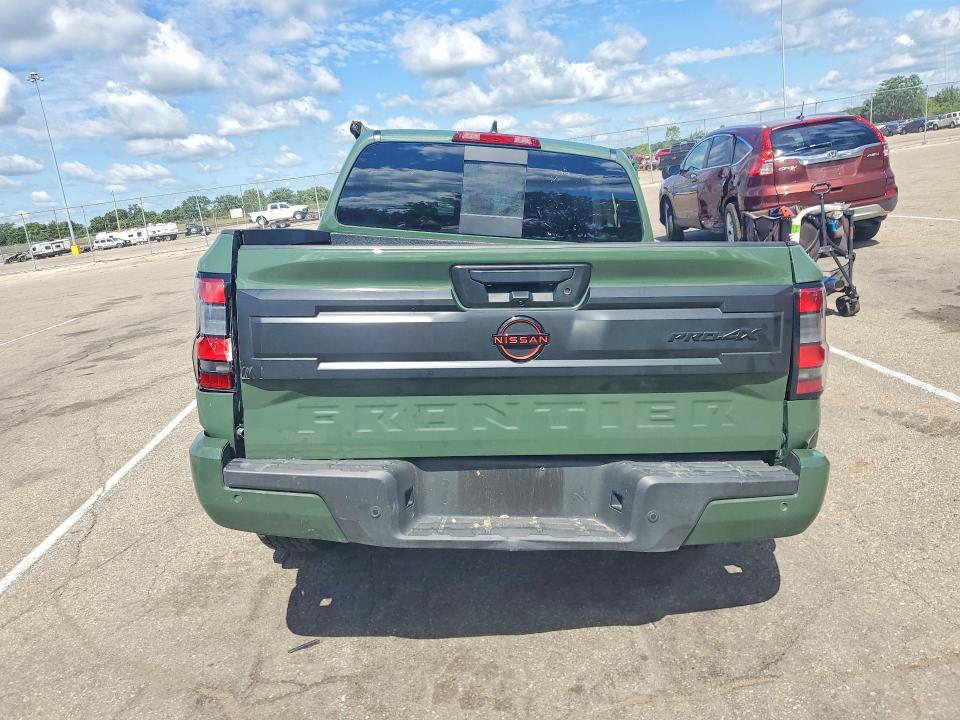 2026 Nissan Frontier VIN 1N6ED1EK0TN628560 COPART salvage auction — FRONT END, Az - Cert Of Title - Salvage, sold $8,200 on 2026-07-29 (photo 6)