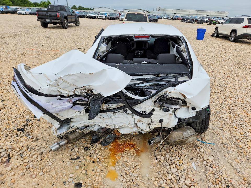 2022 Dodge Charger VIN 2C3CDXHGXNH148417 COPART salvage auction — REAR END, Tx - Salvage Vehicle Title, sold $3,650 on 2026-07-30 (photo 6)