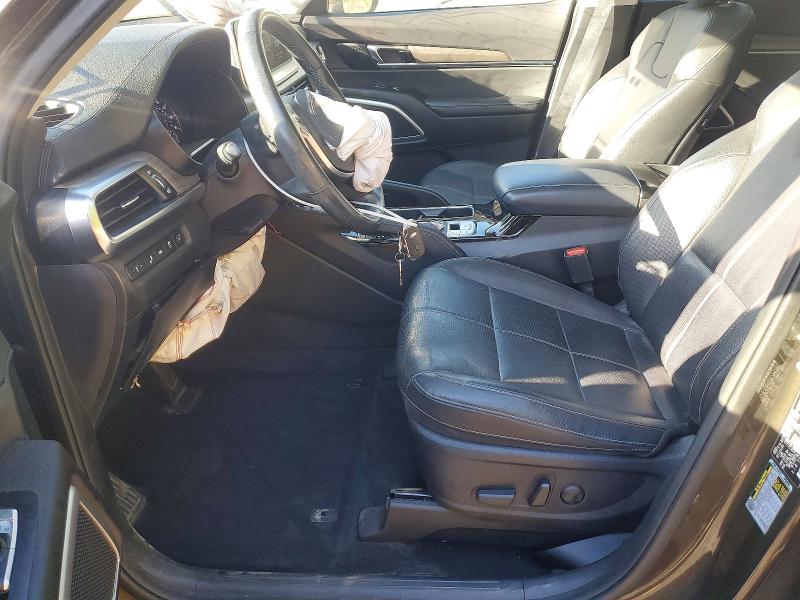 2021 Kia Telluride VIN 5XYP3DHC5MG132506 COPART salvage auction — FRONT END, NY - MV-907A SALVAGE CERTIFICATE, sold $5,200 on 2026-07-02 (photo 7)