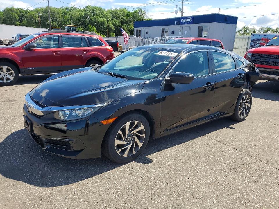 2018 Honda VIN 2HGFC2F75JH503944 COPART salvage auction — REAR END, Wi - Certificate Of Title, sold $4,100 on 2026-07-02 (photo 1)