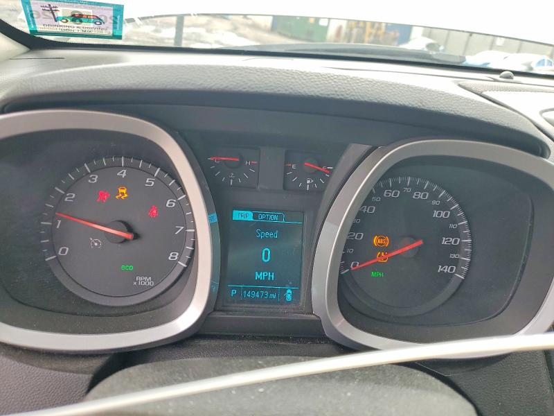 2017 Chevrolet Equinox VIN 2GNFLFEK6H6349186 COPART salvage auction — FRONT END, Pa - Certificate Of Salvage, sold $800 on 2026-07-06 (photo 9)