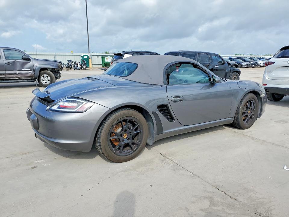2007 Porsche Boxster VIN WP0CA298X7U711691 COPART salvage auction — FRONT END, Tx - Salvage Vehicle Title, sold $4,200 on 2026-07-02 (photo 3)