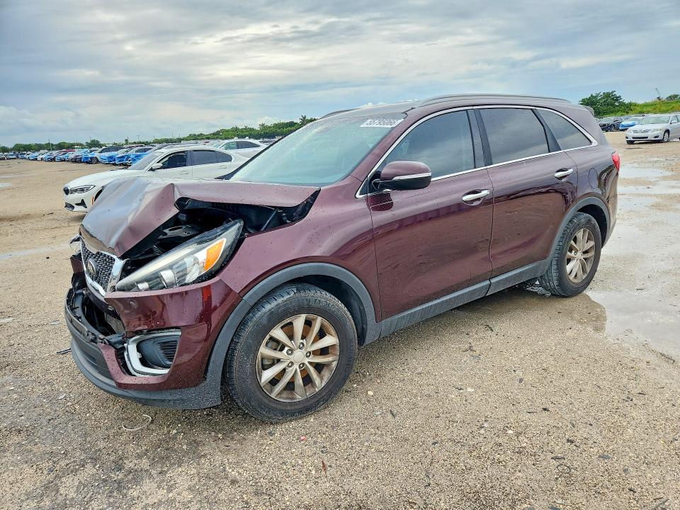 2018 Kia VIN 5XYPG4A39JG426503 COPART salvage auction — FRONT END, Fl - Cert Of Title Slvg Rebuildable, sold $2,950 on 2026-07-16 (photo 1)