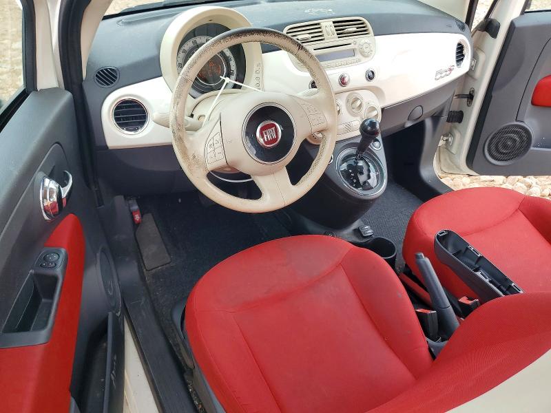 2015 Fiat 500 VIN 3C3CFFDR6FT545448 COPART salvage auction — FRONT END, Nc - Salvage Certificate Of Title, sold $450 on 2026-08-03 (photo 8)