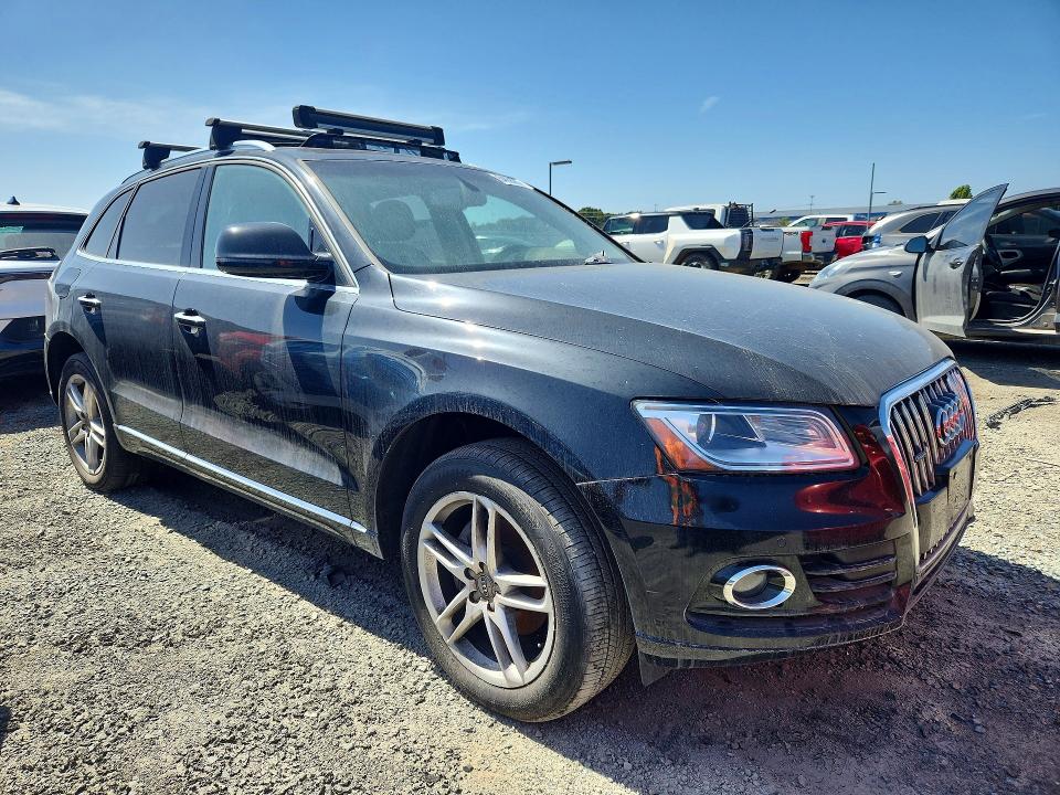 2017 Audi Q5 VIN WA1L2AFP5HA008886 COPART salvage auction — FRONT END, Ca - Dis/Dlr/Exp Only Clean Title, sold $3,100 on 2026-07-31 (photo 4)