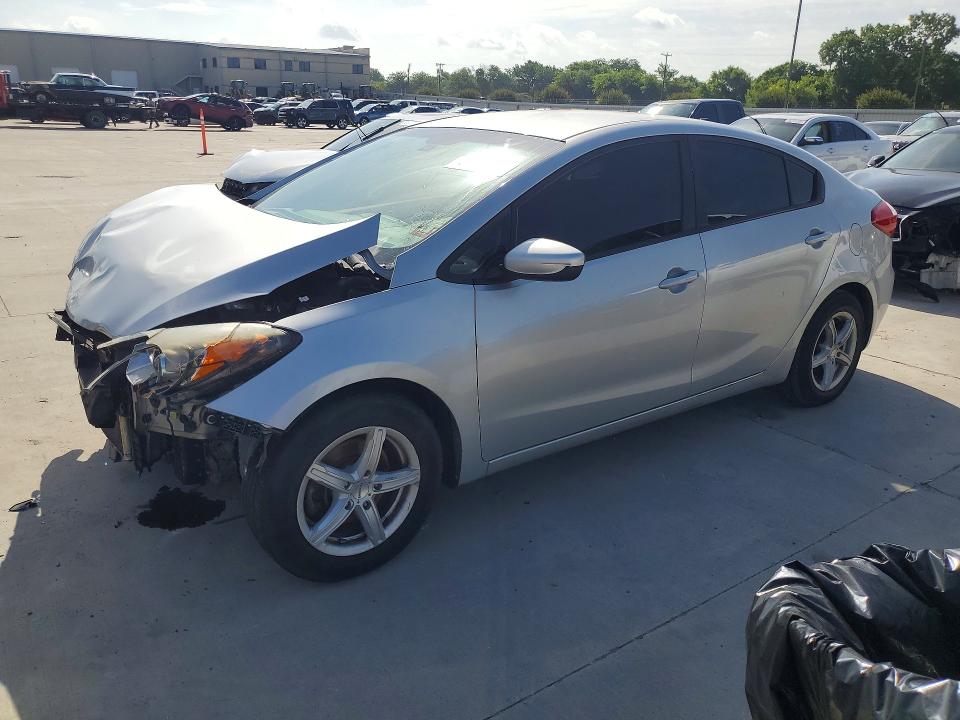 2016 Kia Forte VIN KNAFK4A63G5607261 COPART salvage auction — FRONT END, Tx - Salvage Vehicle Title, sold $150 on 2026-07-30 (photo 1)