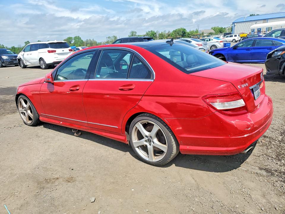 2010 Mercedes-benz C class VIN WDDGF8BB8AF415162 COPART salvage auction — FRONT END, PA - CERTIFICATE OF SALVAGE, sold $525 on 2026-08-11 (photo 2)