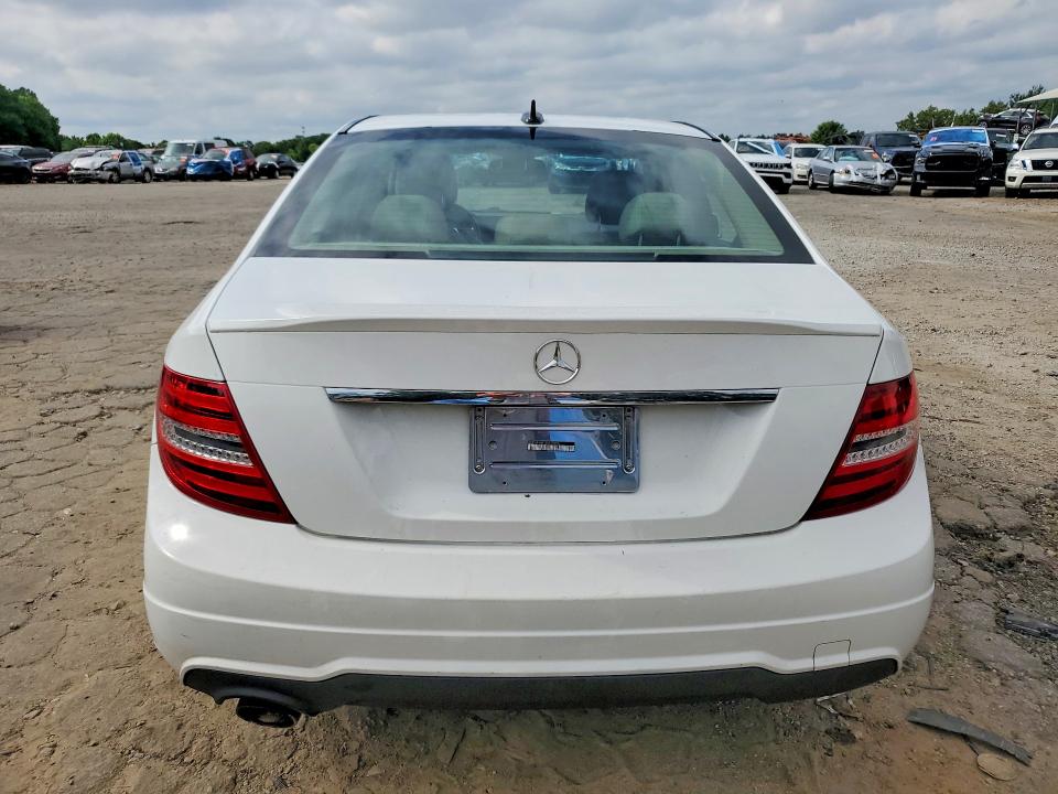 2014 Mercedes-benz VIN WDDGF4HB0ER315156 COPART salvage auction — WATER/FLOOD, Ga - Cert Of Title-Flood Salvage, sold $825 on 2026-07-02 (photo 6)