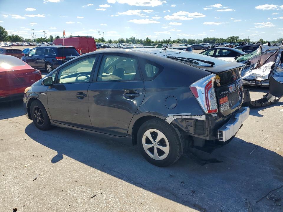 2013 Toyota Prius VIN JTDKN3DUXD5568421 COPART salvage auction — REAR END, MO - SALVAGE CERTIFICATE OF TITLE, sold $2,300 on 2026-07-28 (photo 2)
