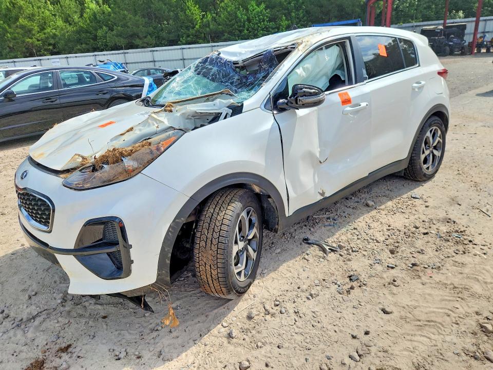 2021 Kia VIN KNDPM3AC8M7908349 COPART salvage auction — ROLLOVER, Fl - Certificate Of Destruction, sold $2,650 on 2026-07-06 (photo 1)