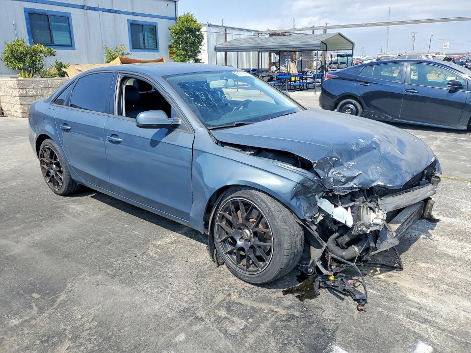 2011 Audi A4 VIN WAUAFAFL2BN056101 COPART salvage auction — FRONT END, CA - SALVAGE CERTIFICATE, sold $325 on 2026-07-10 (photo 4)