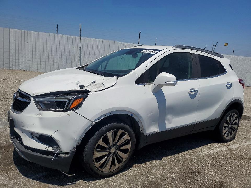 2020 Buick Encore VIN KL4CJCSB3LB056706 COPART salvage auction — FRONT END, Ca - Certificate Of Title, sold $1,350 on 2026-07-21 (photo 1)