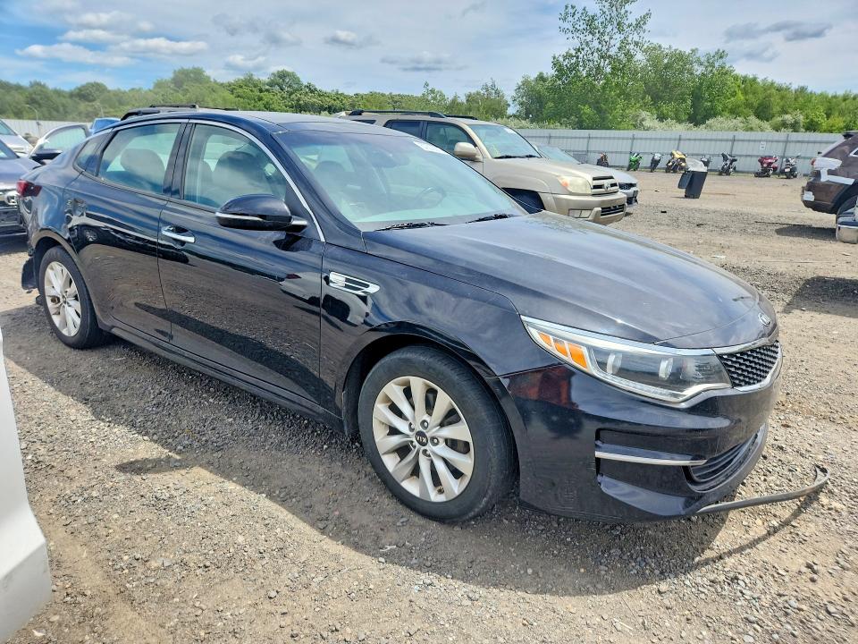 2016 Kia Optima VIN 5XXGU4L39GG068158 COPART salvage auction — REAR END, Ma - Cert Of Title-Reconstrctd Coll, sold $650 on 2026-07-29 (photo 4)