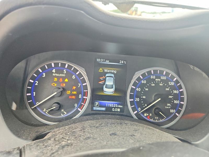 2014 Infiniti Q50 VIN JN1BV7AR7EM681809 COPART salvage auction — FRONT END, MI - CERTIFICATE OF TITLE, sold $600 on 2026-07-02 (photo 9)