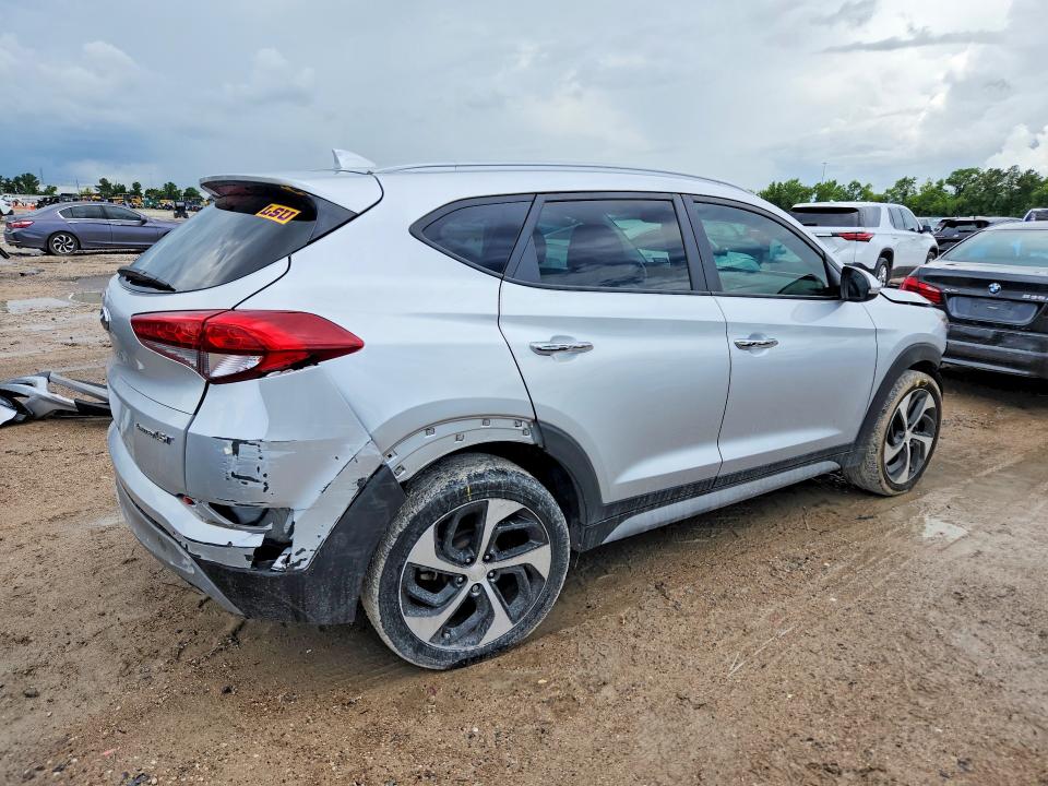2018 Hyundai Tucson VIN KM8J33A22JU788105 COPART salvage auction — FRONT END, Tx - Salvage Vehicle Title, sold $2,850 on 2026-07-31 (photo 3)