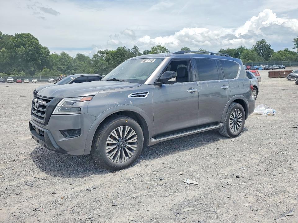 2023 Nissan VIN JN8AY2BB7P9836731 COPART salvage auction — WATER/FLOOD, Tn - Salvage Certificate, sold $8,700 on 2026-07-21 (photo 1)